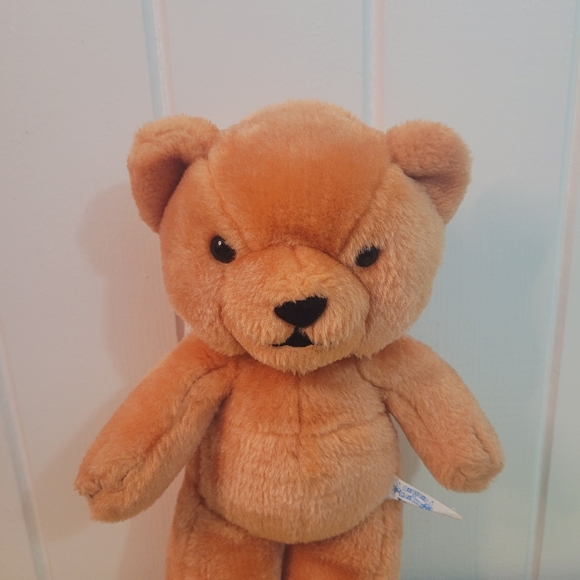 Vintage Teddy Bear "Morgan" Plush 1990's Bananas in Pajamas-Missing Clothes 13" - Picture 2 of 10